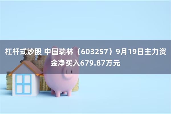 杠杆式炒股 中国瑞林（603257）9月19日主力资金净买入679.87万元