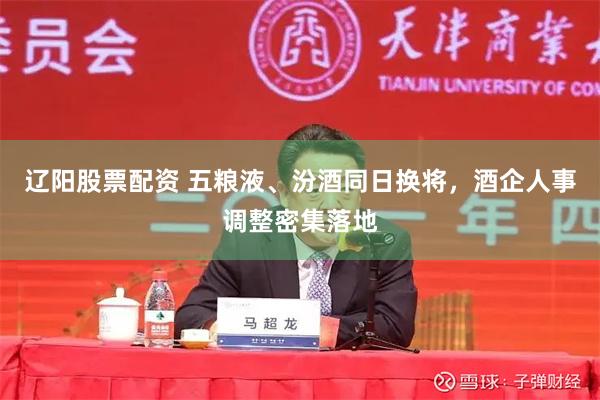 辽阳股票配资 五粮液、汾酒同日换将，酒企人事调整密集落地