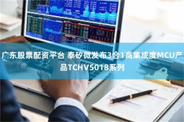 广东股票配资平台 泰矽微发布3合1高集成度MCU产品TCHV5018系列